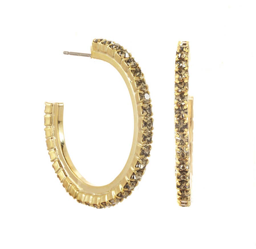 Slim Hoop Earrings by Tova