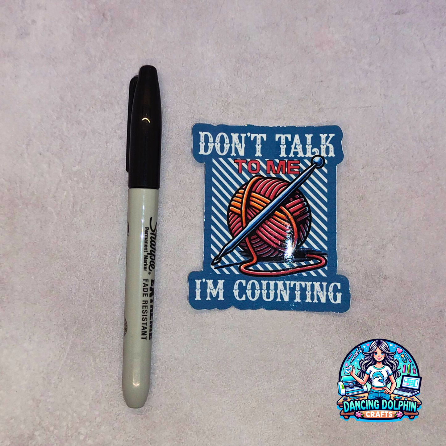 Don’t Talk to Me, I’m Counting – Sticker