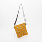 Kusuguru Japan Embroidered Cat Compact Crossbody Bag