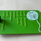 Yarn Traveler Luggage Tag - Knitting Crochet DIY Crafts