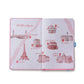 Sheaffer Emily in Paris Medium Notebook 90 GSM Ink Friendly Paper with Embossed Eiffel Tower - Pink