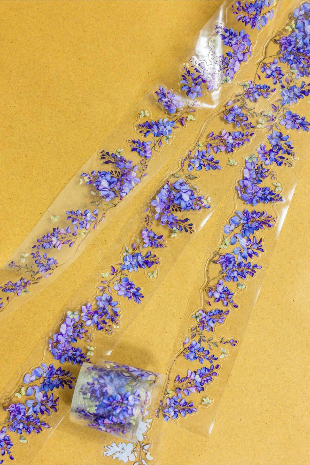 Wisteria Transparent Cutout Tape