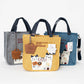 Kusuguru Japan | Signature Embroidered Cat 3-Way Canvas Bag