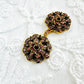 Purples & Gold Cinch Clip, Gilded Sweater Clasp KardiKlip