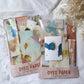 Dyed Paper Pack- Mixed Media Art Supplies