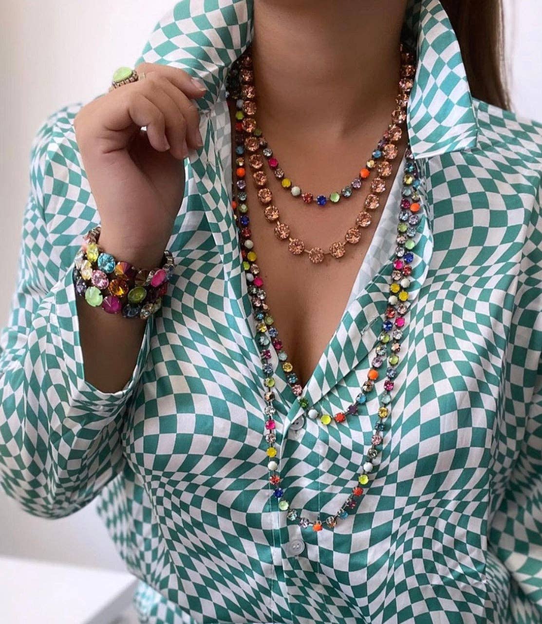 Sarina POP Necklace by TOVA (N115715GPOP)