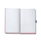 Sheaffer Emily in Paris Medium Notebook 90 GSM Ink Friendly Paper with Embossed Eiffel Tower - Pink