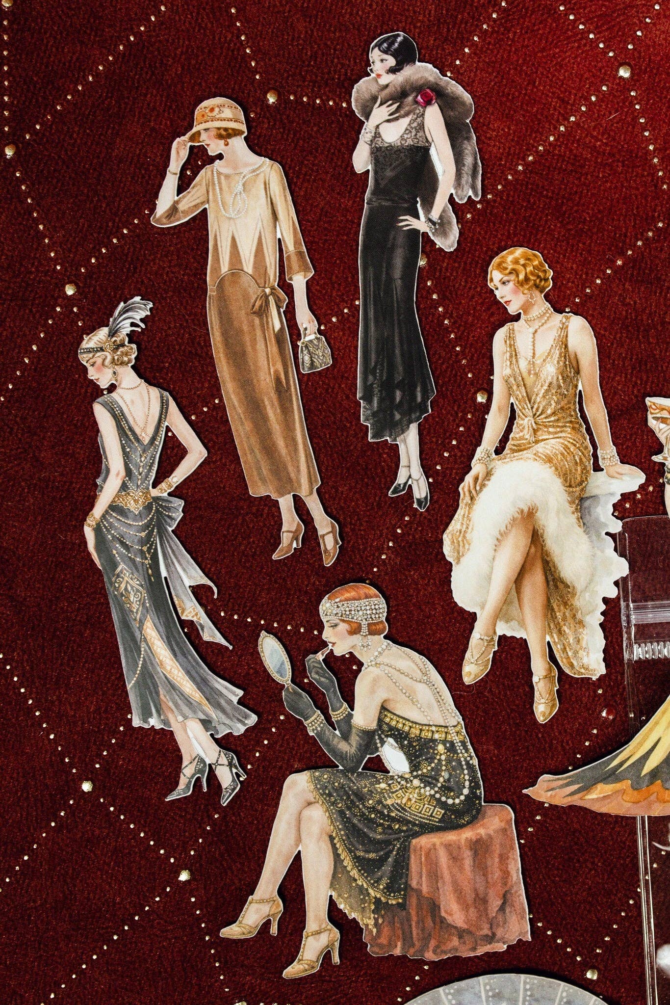 Women in Art Deco Sticker Pack