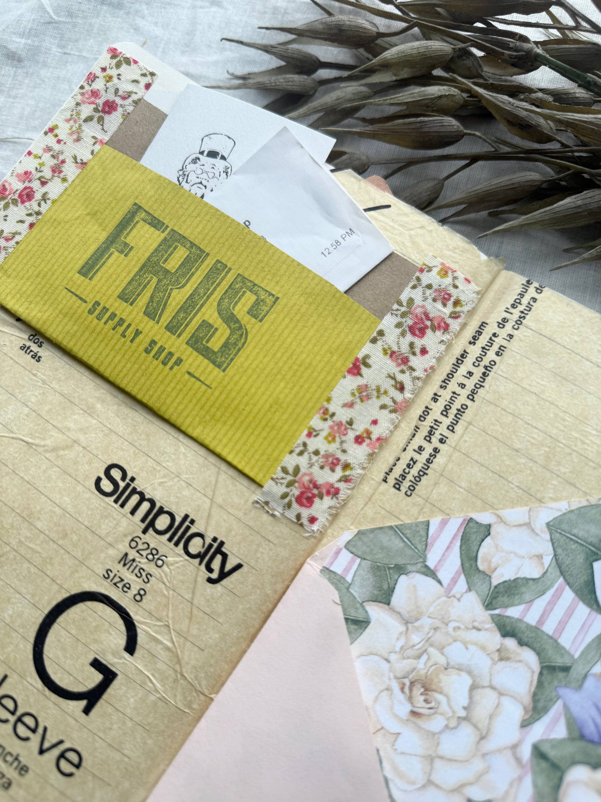 Fabric Tape Pack, Journal Supplies, Paper Crafting Kit