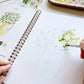 Flowers watercolor workbook by Emily Lux