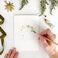 Wreaths Paintable Watercolor Notecard Set by Emily Lex
