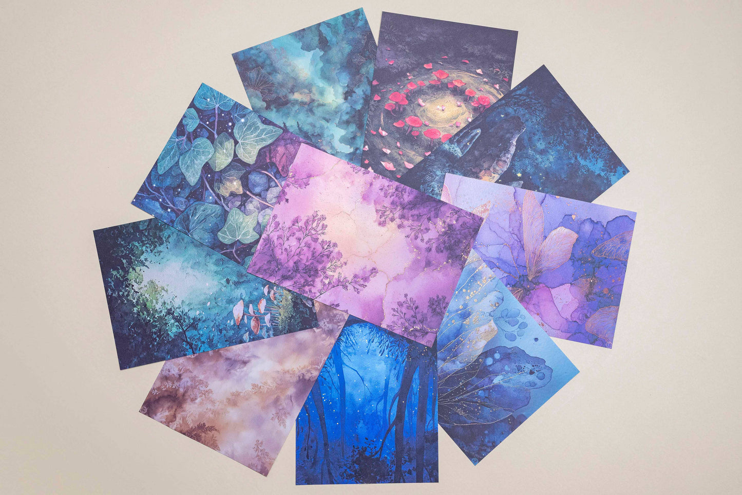Enchanted Backgrounds Paper Set