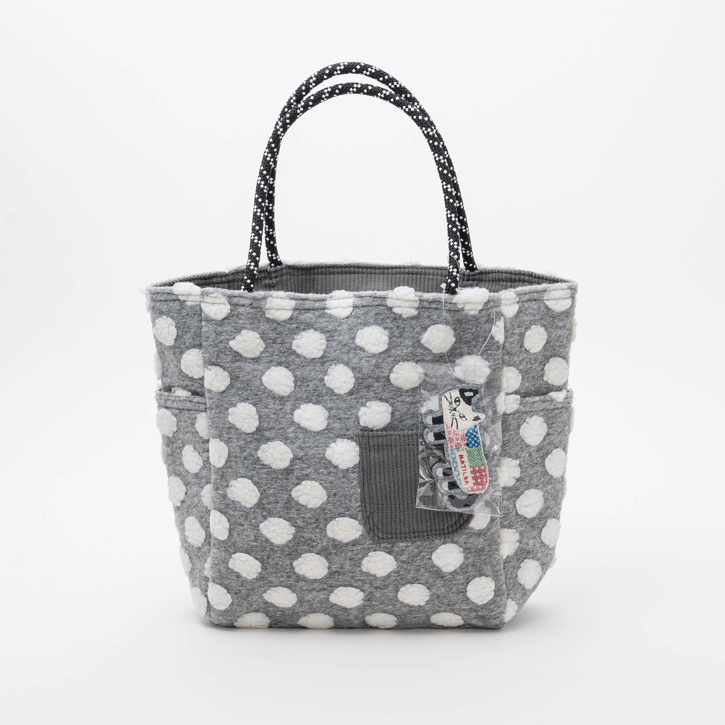 Kusuguru Japan Bobble Dot Textured Tote Bag
