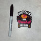 Crochet Sticker - Crochet All Day: Keep Calm and Create