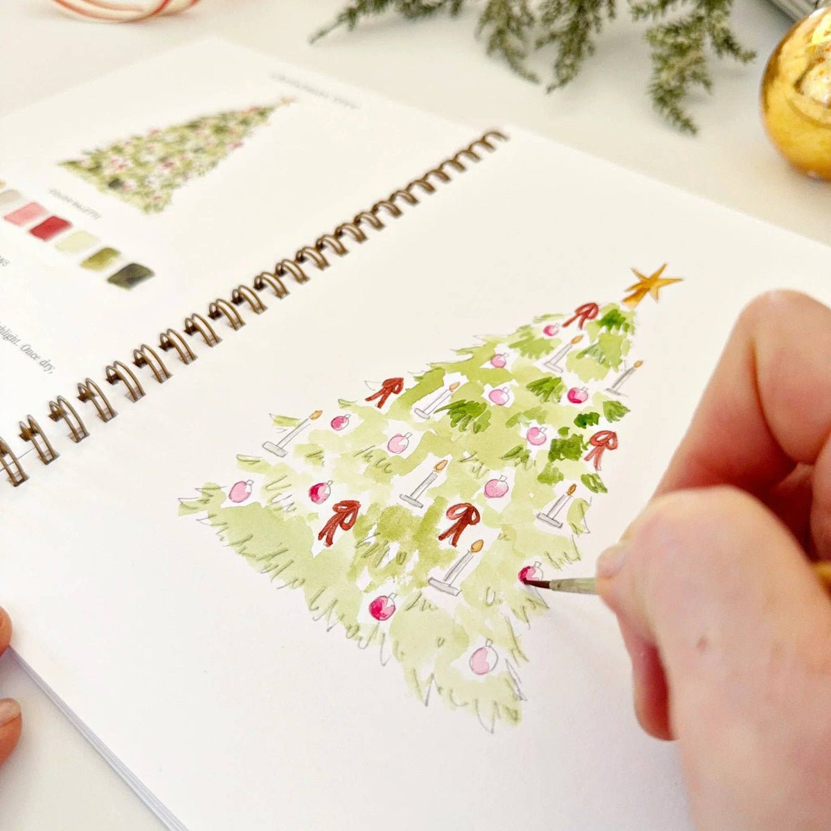 Nutcracker watercolor workbook by Emily Lux
