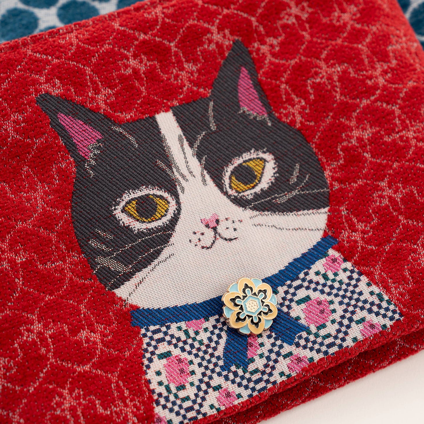 Kusuguru Japan "Honey Bean Princess" Jacquard Pouch