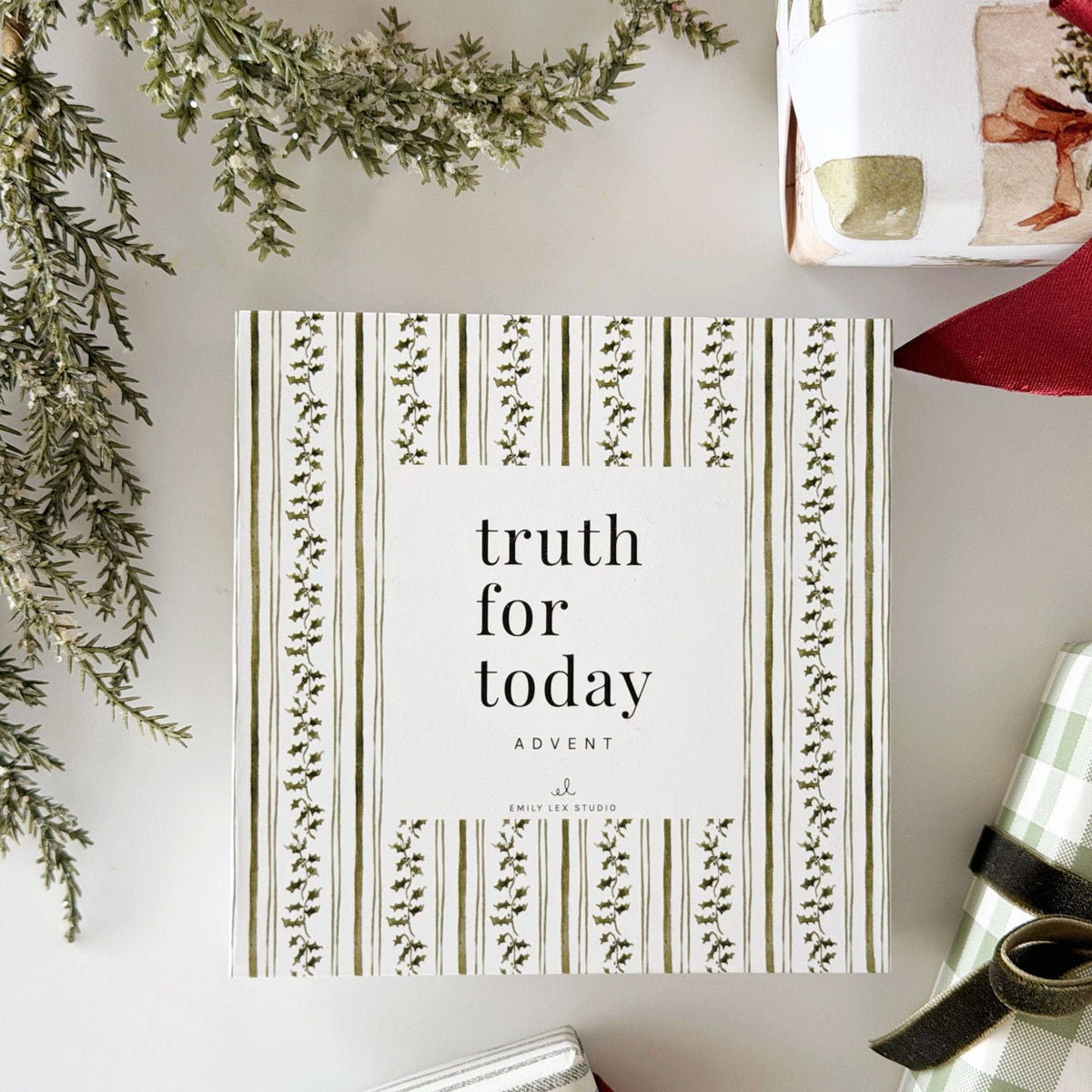 Advent truth for today bible verse cards by Emily Lux