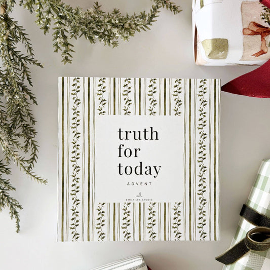 Advent truth for today bible verse cards by Emily Lux