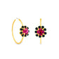 Mini Bianca Hoops in All the Colors by Tova