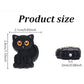Black Cat Knitting Needle Point Stopper 