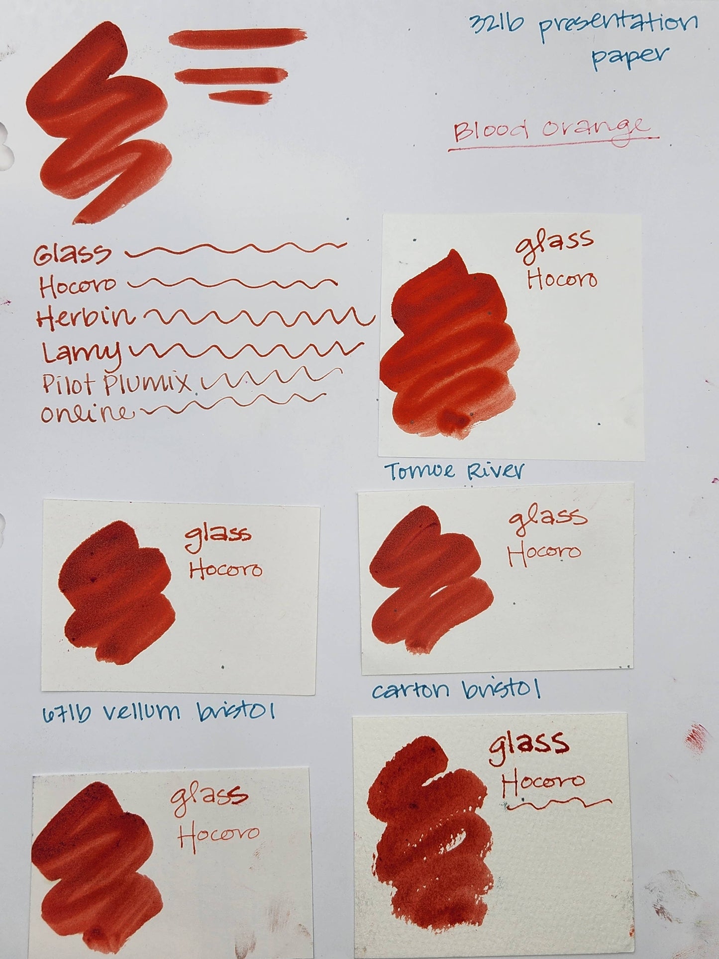 Fountain Pen Ink - Blood Orange