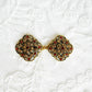 Brown & Gold Cinch Clip, Gilded Sweater Clasp KardiKlip