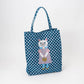 Kusuguru "Honey Bean Princes" Jacquard Tote Premium Chenille