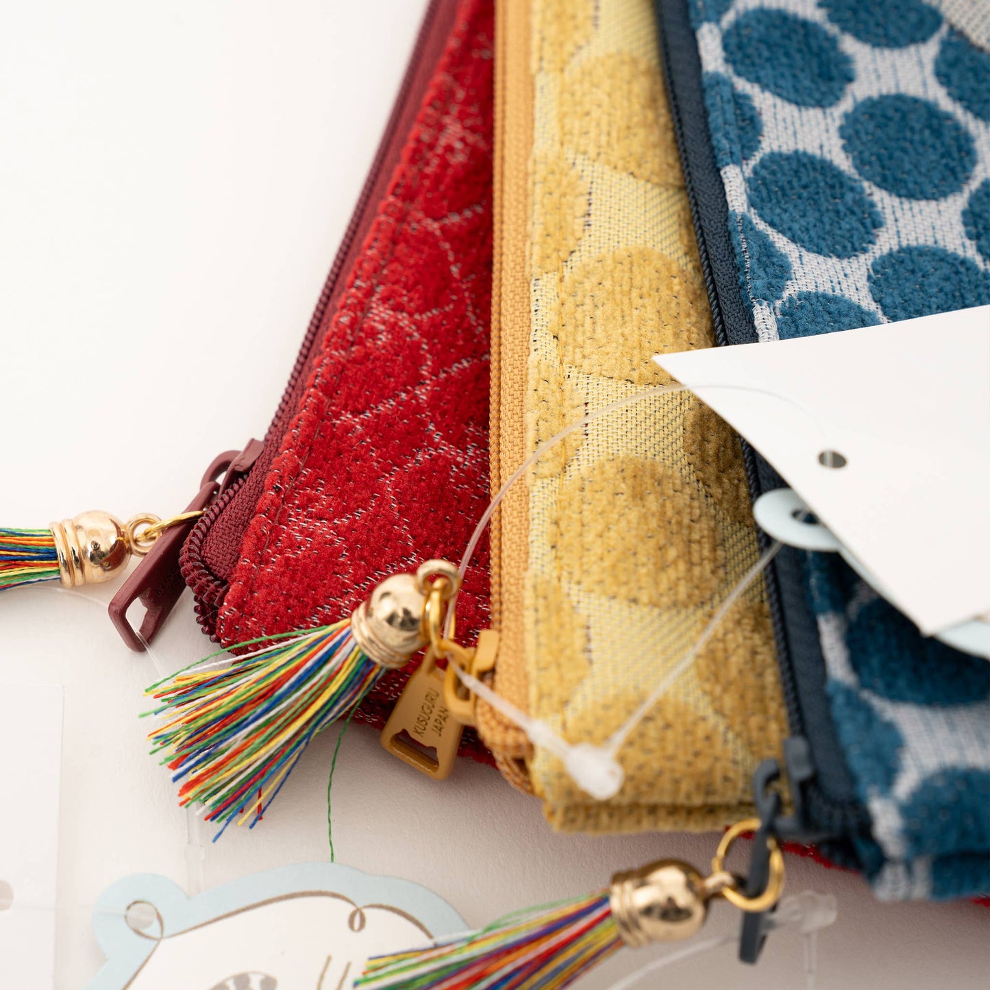 Kusuguru Japan "Honey Bean Princess" Jacquard Pouch