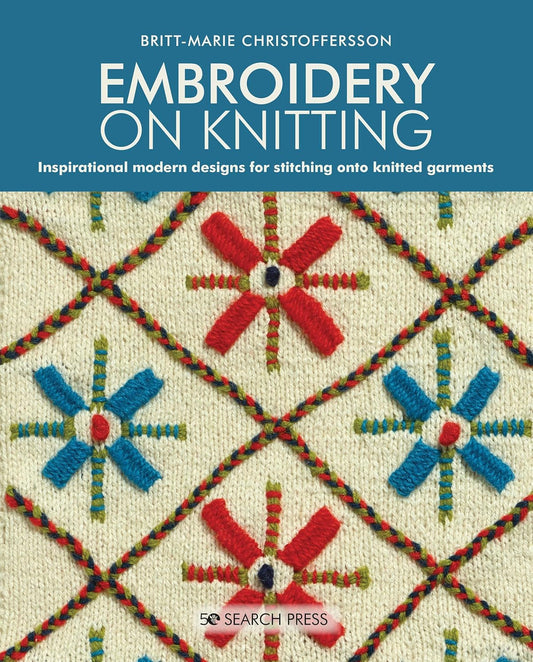 Embroidery on Knitting by Britt-Marie Christoffersson