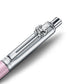 Sheaffer Sentinel Emily in Paris 321 Pink Matte Finish Ballpoint Pen with Chrome-Plated Trims and Bow-Shaped Clip Emblem