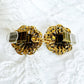 Purples & Gold Cinch Clip, Gilded Sweater Clasp KardiKlip