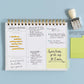 Tabbed Transparent Sticky Notes - Green