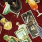 Art Deco Vintage Archive Tin Box Stickers