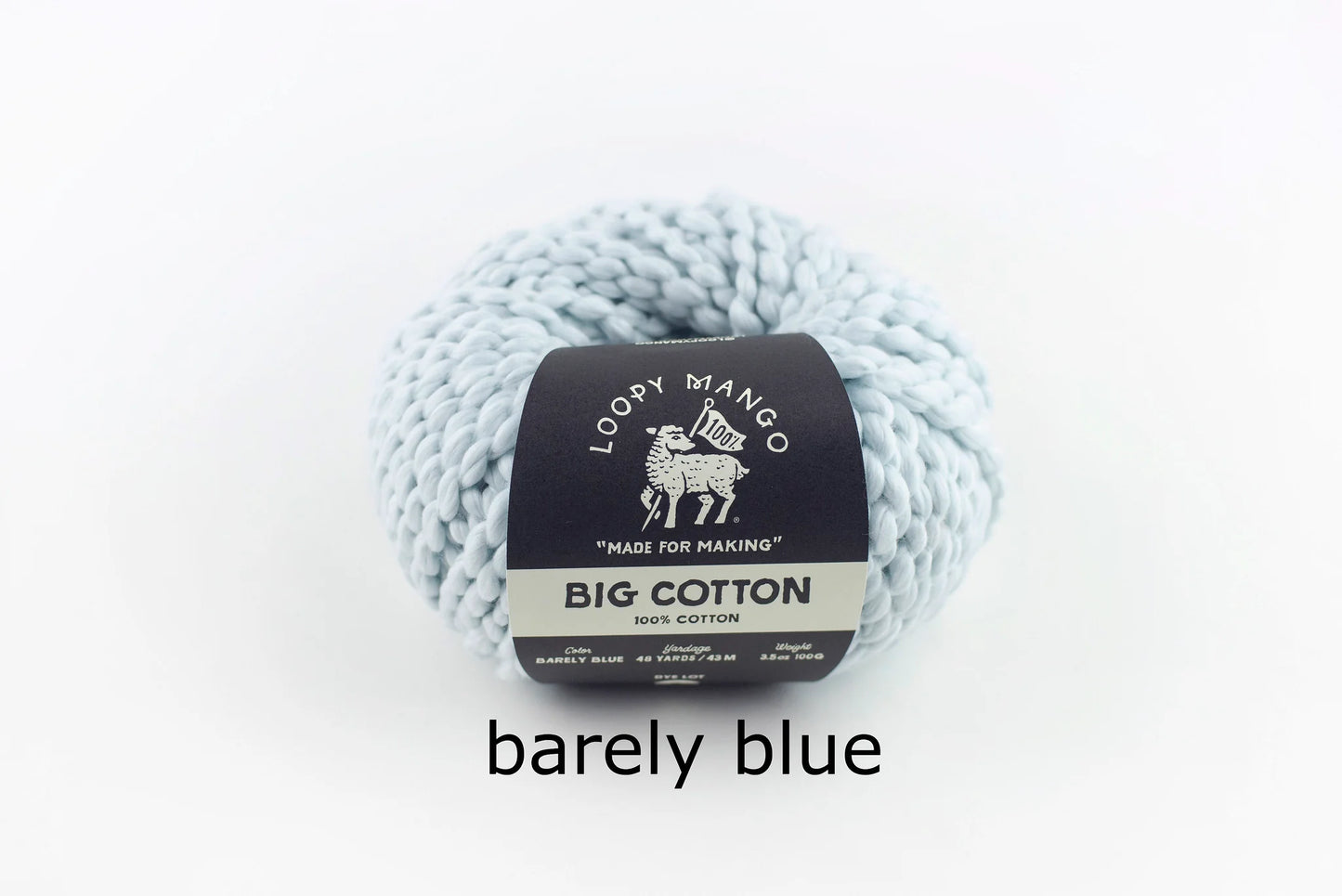 Super Cropped Sweater with Big Cotton by Loopy Mango KAL