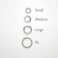 Simple Braided Ring Stitch Markers Sampler by Twice Sheared Sheep