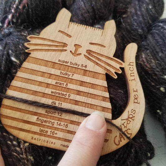 Cat Per Inchg WpI Yarn Gauge