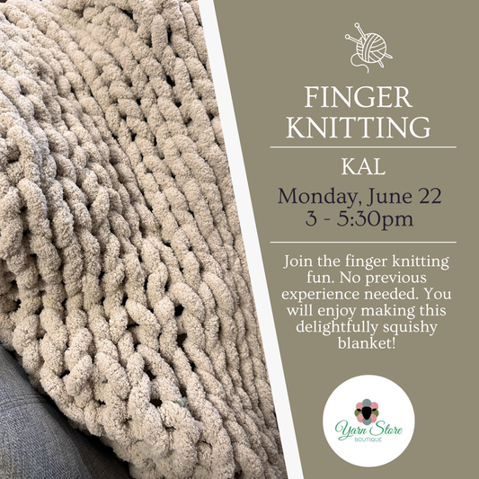 Finger Knitting Fun Workshop