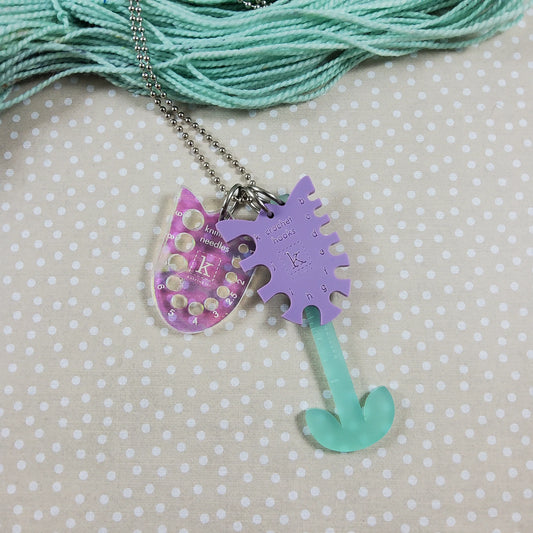 Tiny Tool Flower Necklace by Katrinkles