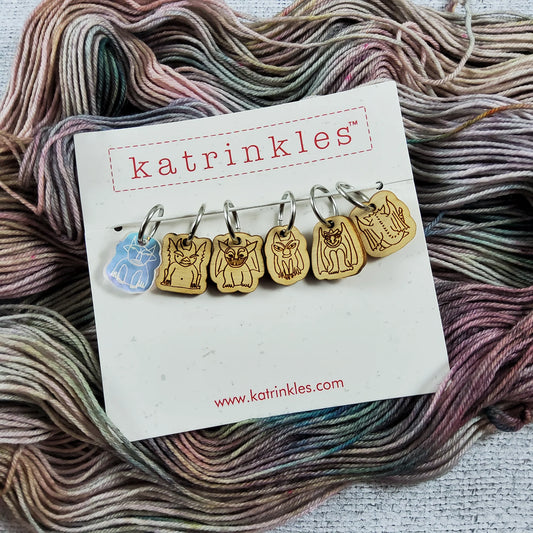 Gargoyles Stitch Markers by Katrinkles
