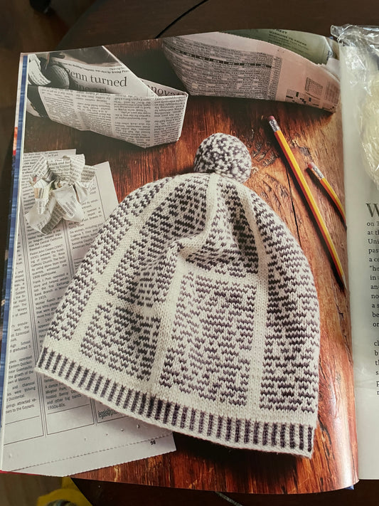 Daily News Hat Kit rom The Gilmore Girls Official Book by Tanis Gray