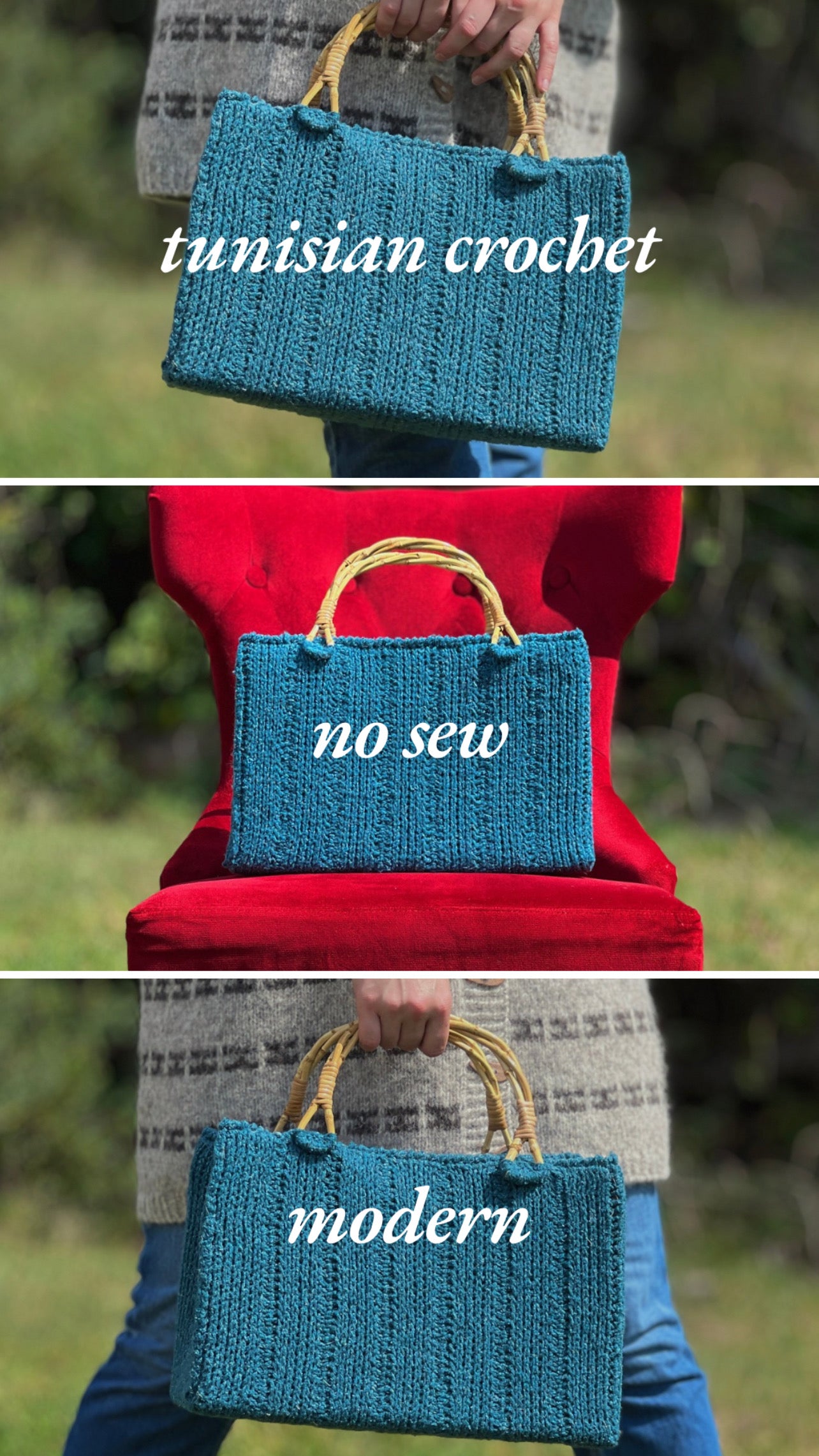 Boutique Bag - Tunisian Crochet Workshop with Krista
