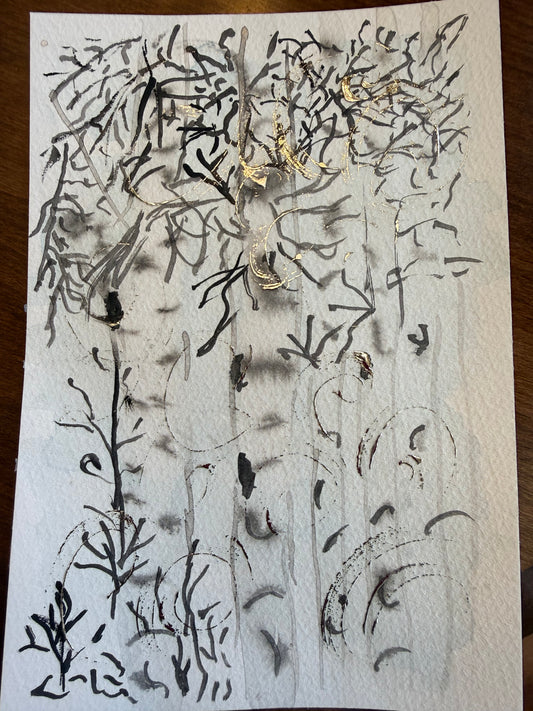 WaterColor Workshop with Doris/Winter Theme/Mixed Media