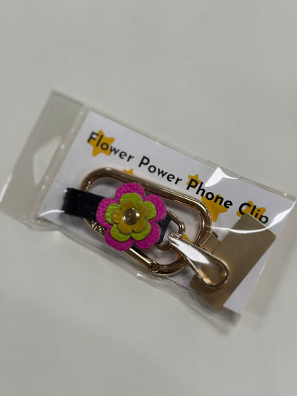 Flower Power Phone Clip by Lemonwood