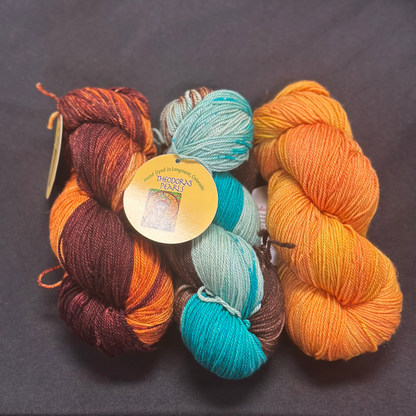 Autumn in Taos Shawl Kit by Theodora Pearls