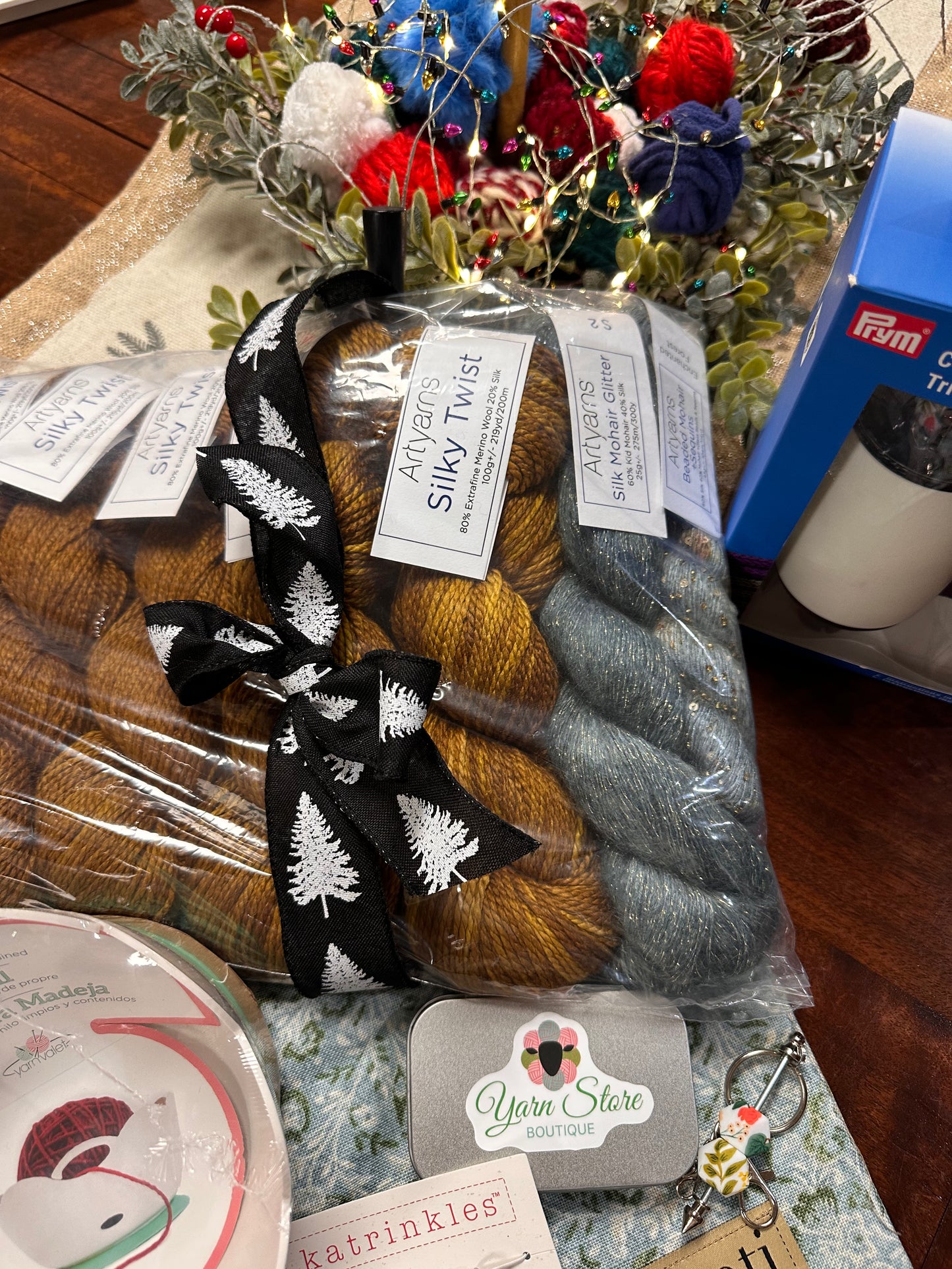 Signature Chain Cardigan Ensemble Kit curated by Yarn Store Boutique