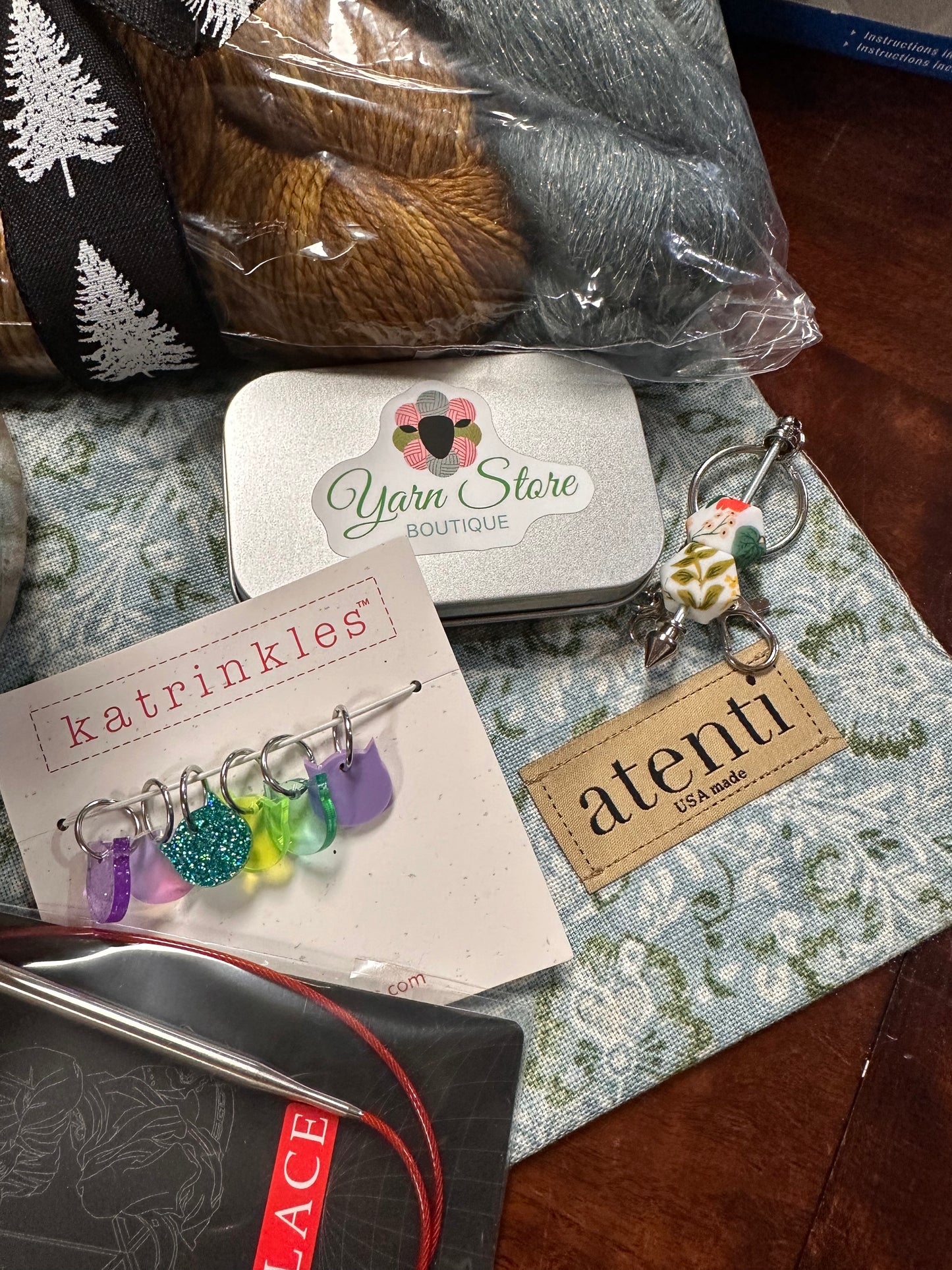 Signature Chain Cardigan Ensemble Kit curated by Yarn Store Boutique