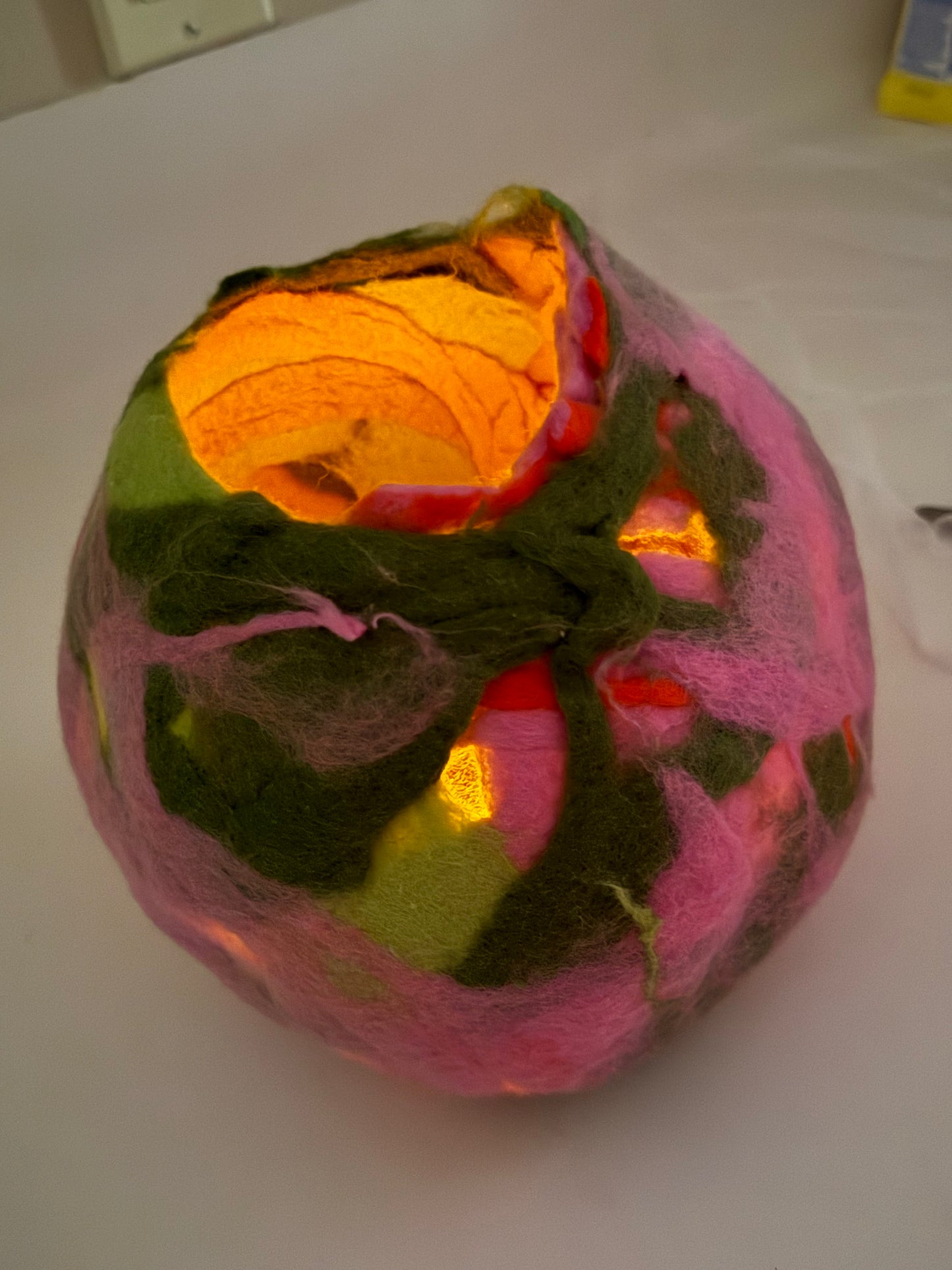 Wet Felting a Bowl Workshop with Doris