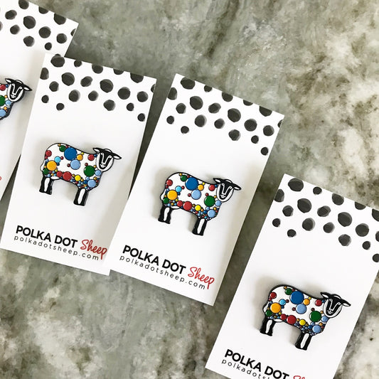Enamel Pin by Polka Dot Sheep