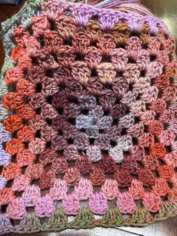 Let's Get Ready for Granny Square Tote Bag Yarn Store Boutique