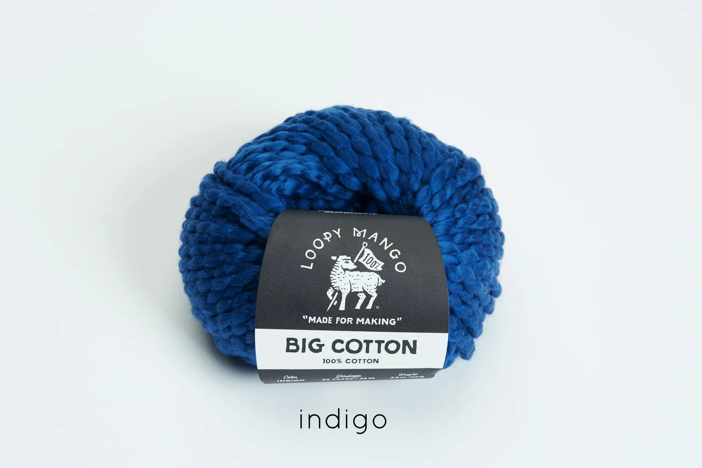 Super Cropped Sweater with Big Cotton by Loopy Mango KAL